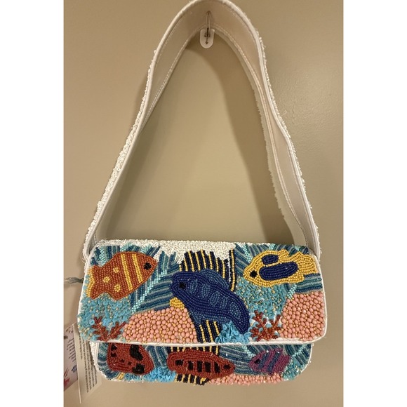 Handbags - Viral Made In India Beaded Tropical Fish Bag